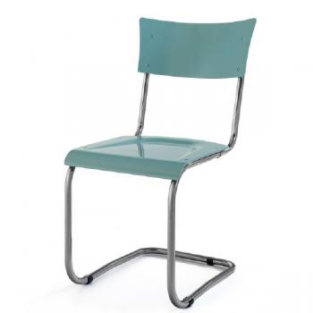 Tubular chair without arms